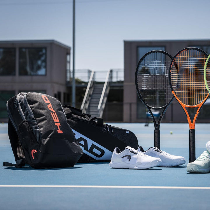 HEAD Base Backpack Tennisrucksack 17 L Schwarz/Orange, Schwarz/Orange
