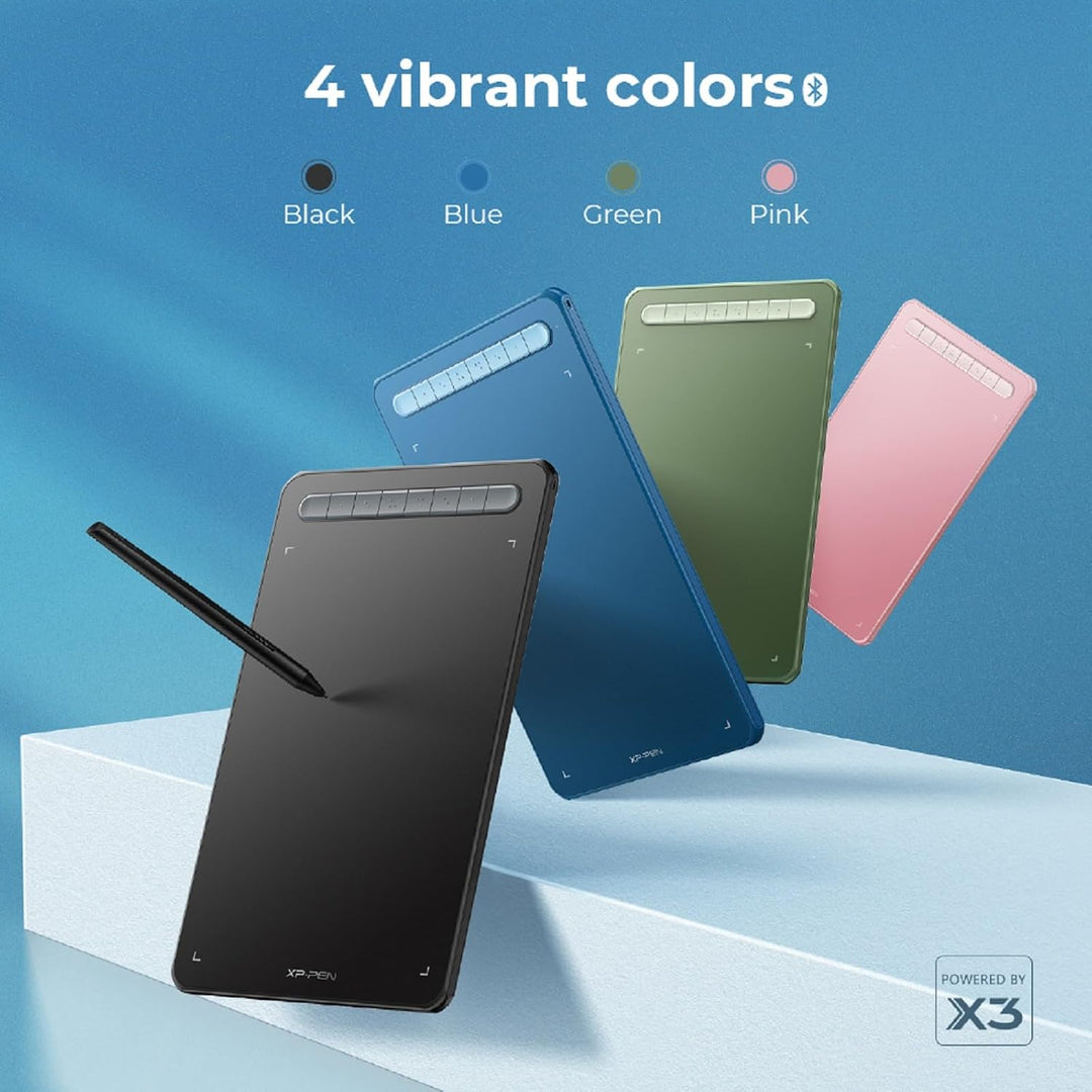 XPPen Deco MW 8x5 Zoll Grafiktablett Bluetooth Wireless Zeichentablett mit 8 Tasten, Drawing Tablet
