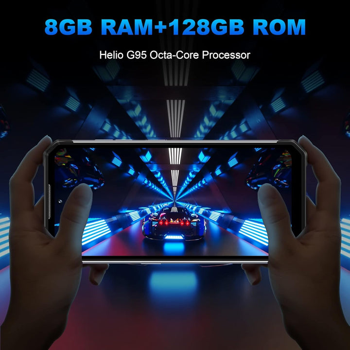 OUKITEL WP17 (2022) Smartphone ohne Vertrag, 6,78 Zoll Dispaly, 8300mAh Grosse Akku, 8GB +128GB Octa