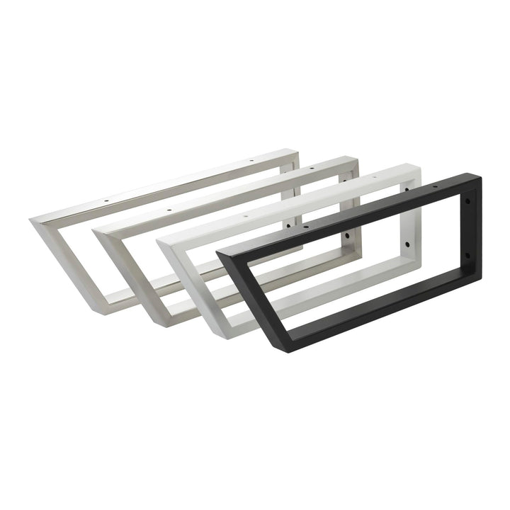 SOTECH Waschtischkonsole TWK450 mm Vorderseite 60° abgeschrägt Edelstahl poliert, Design-Waschtischh
