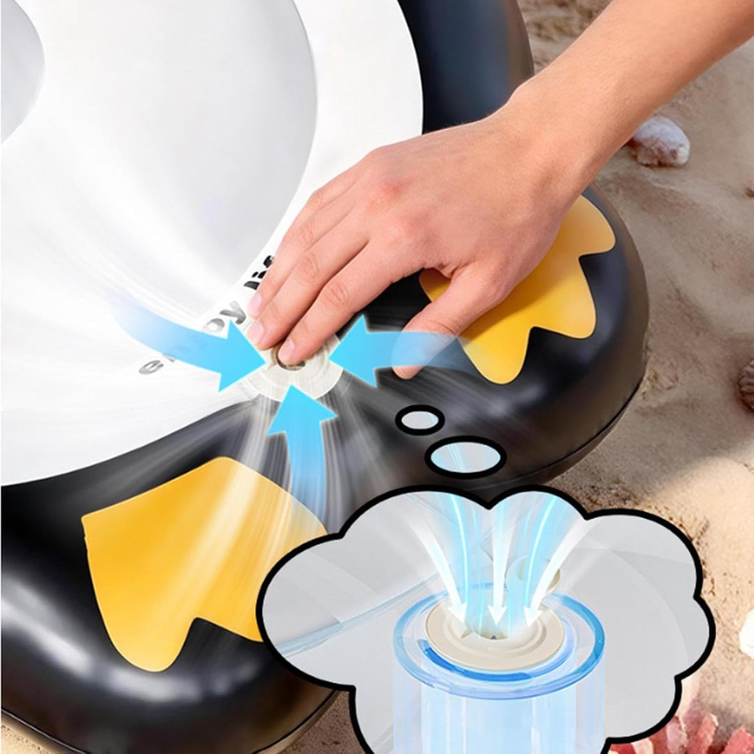 Aufblasbare Boogieboards Für Schwimmen, Niedliches Pinguin Aufblasbare Bodyboard Für Kinder, Luftmat
