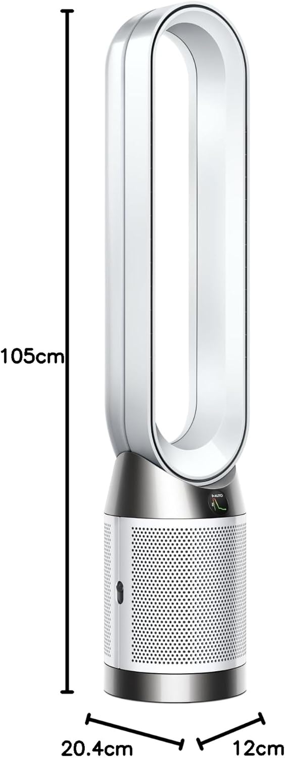 Dyson Purifier Cool PC1 Luftreiniger mit kraftvollem kühlenden Luftstrom (Weiss/Weiss)