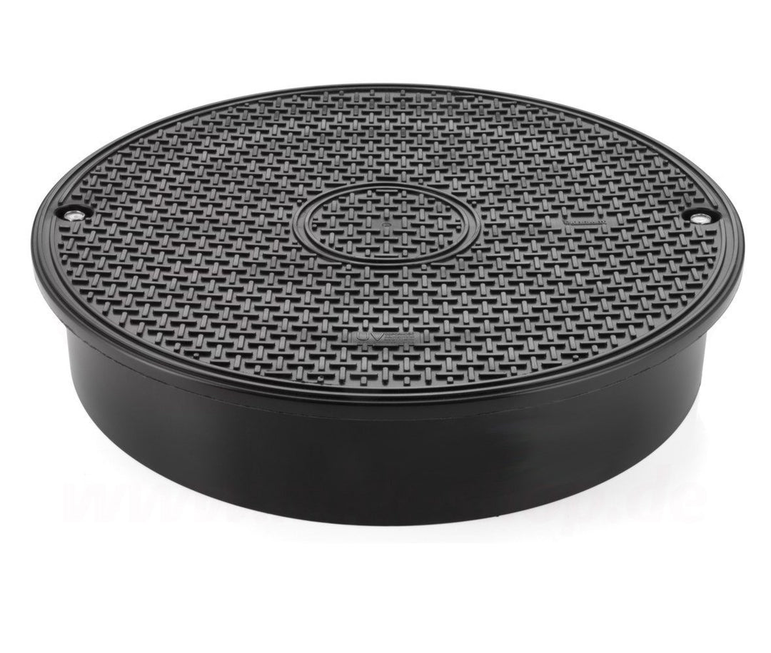 Kanalschachtdeckel Ø 400 mm 7,5 T Kanaldeckel KG Rohr Telskopabdeckung Kanal Verschluss Schacht Gull