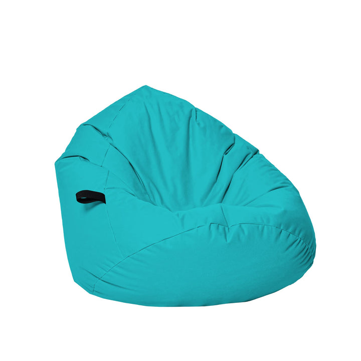 Sitzsack Tropfenform Kastanie - für Kinder &amp; Erwachsene – Indoor wie Outdoor da er Wasserfest ist– f