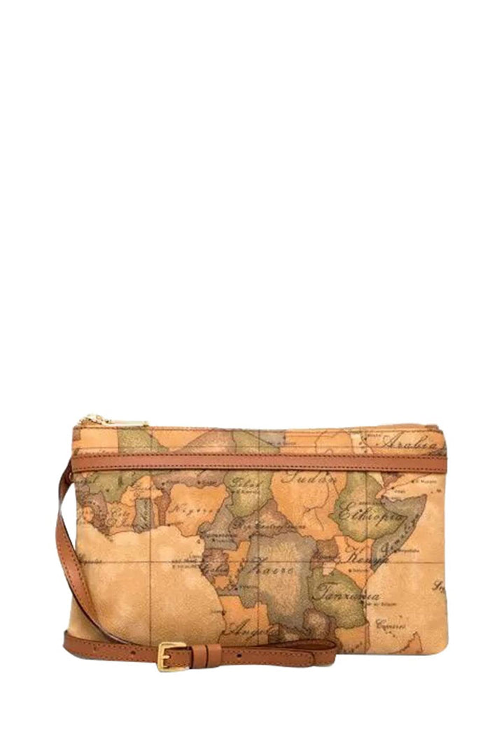 ALVIERO MARTINI DONNA Bandoliera Geo Classic Media Naturale Mod. D041 6000, M