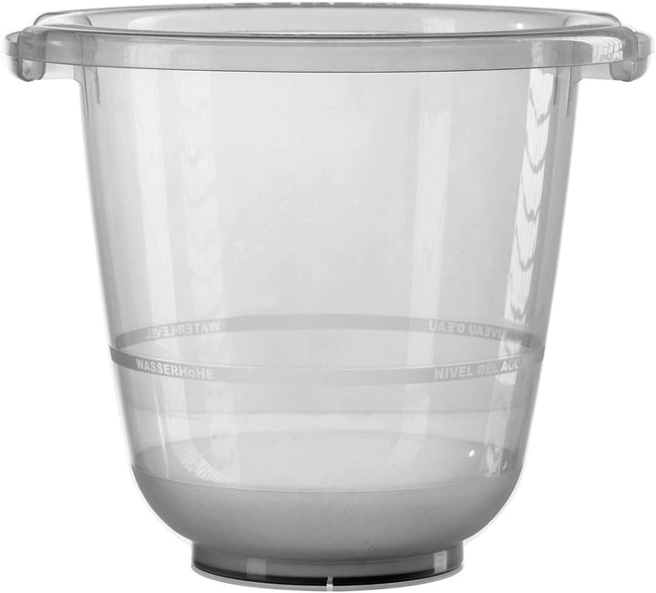 tummy tub das Original - Badeeimer kippsicher, rutschfest und schadstofffrei, grau, für Kleinkinder