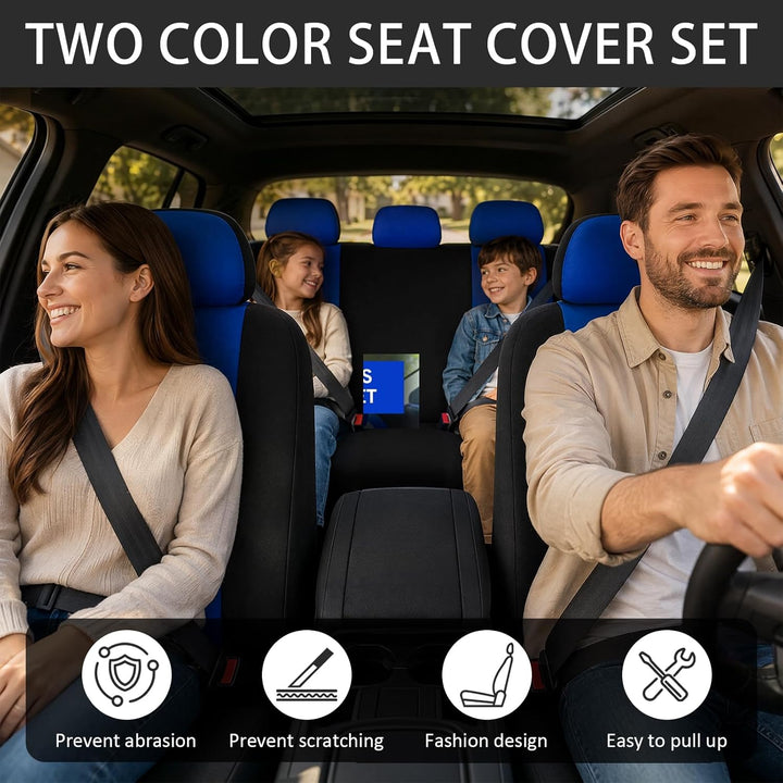 Universal Autositzbezüge Set, Autositzbezüge, Sitzbezüge Auto Für 5 Sitzer, Schonbezüge für Autositz