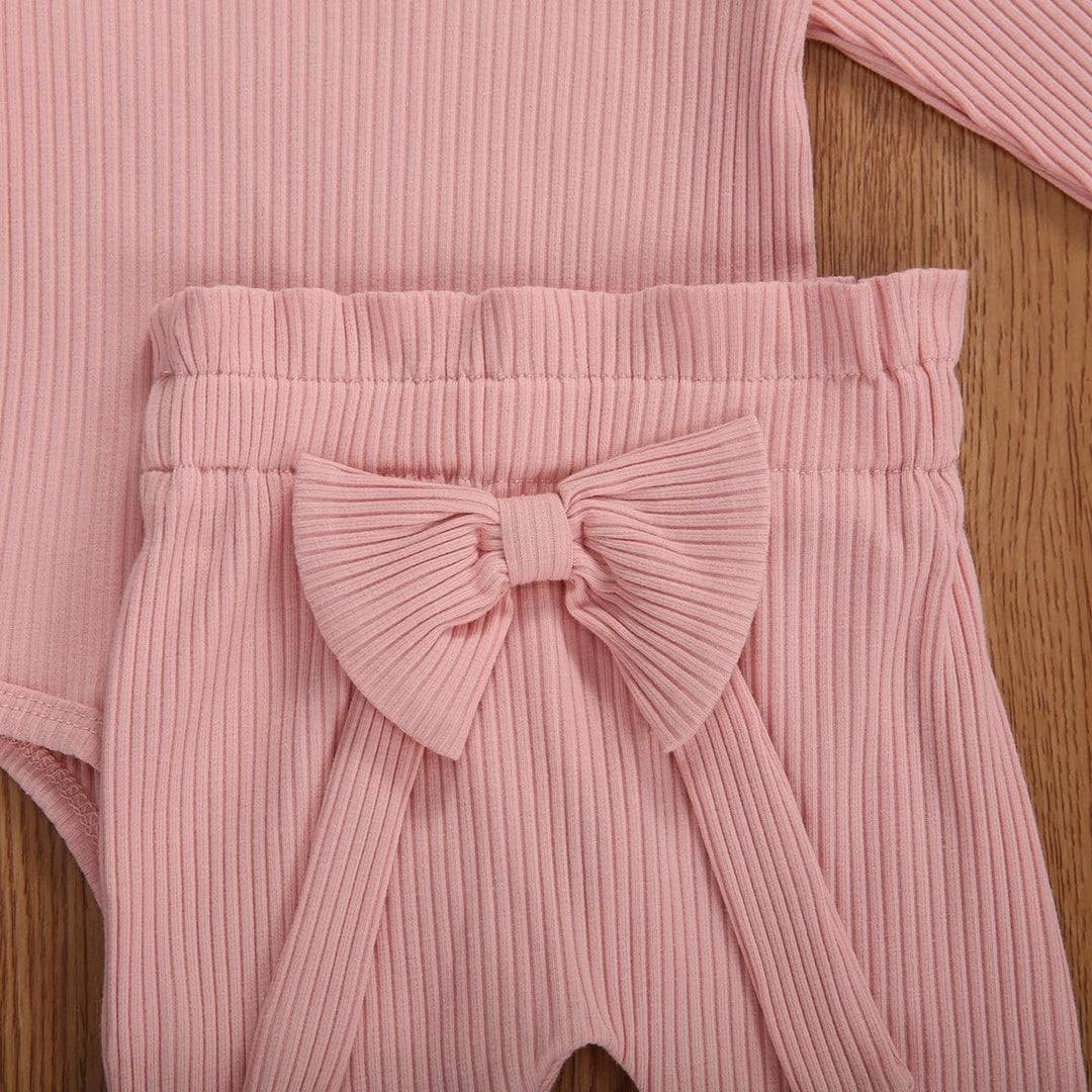 Geagodelia Babykleidung Set Baby Mädchen Kleidung Outfit Langarm Body Strampler + Hose Neugeborene W