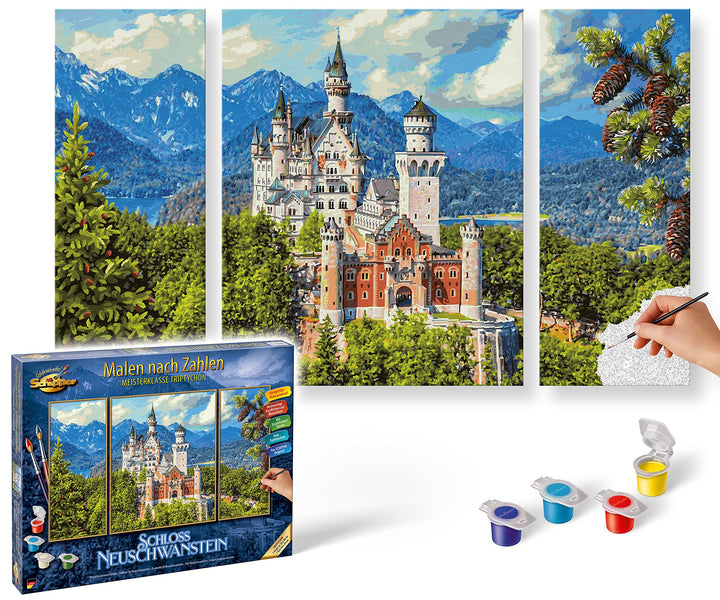Schipper 609260837 Malen nach Zahlen - Schloss Neuschwanstein - Bilder malen für Erwachsene, inklusi