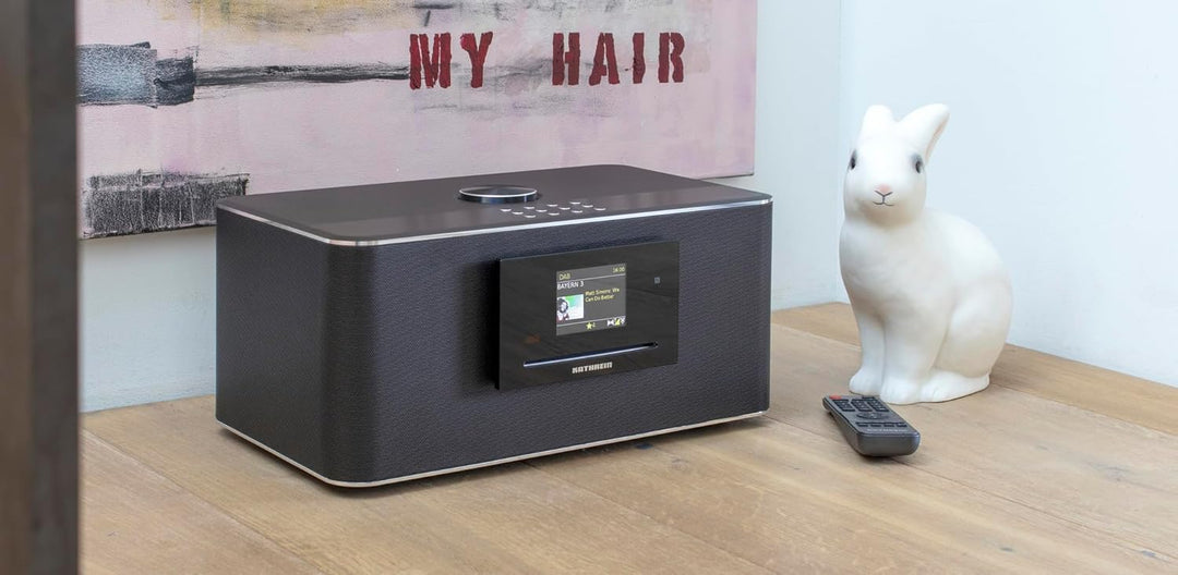 Kathrein DAB Plus Radio I Internet Radio mit CD-Player I Digitalradio DAB+ u. UKW I WLAN Radio mit B