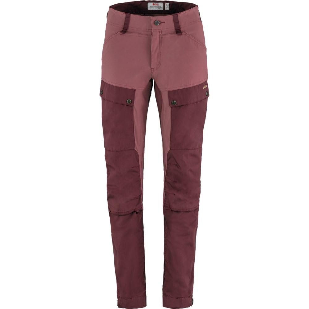 FJÄLLRÄVEN Damen Hose Keb Trousers W 36 Port-tisch Violett, 36 Port-tisch Violett