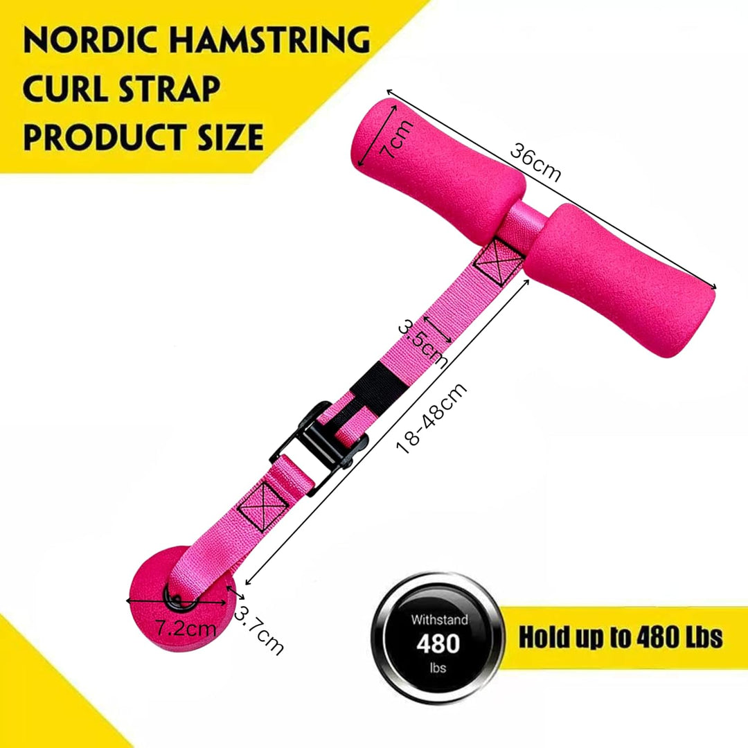 Nordic Hamstring Curl & Sit-Up Hilfe – Portable Ab Machine für effektives Bauchmuskeltraining – Bauc