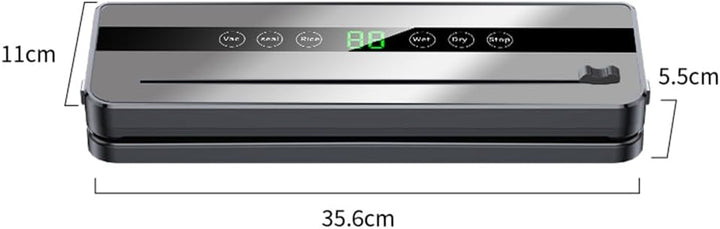 Vakuumiergerät für Lebensmittel, Vakuumiergerät für den Haushalt, fünf Modi, LED-Display, 65 kpa, Be