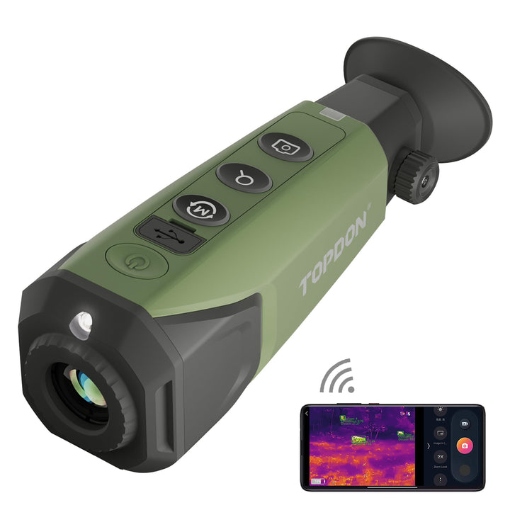 TOPDON TS004 Wärmebildkamera Jagd, 320x240 TISR IR-Auflösung 50Hz Wärmebild-Monokular, 13mm Objektiv