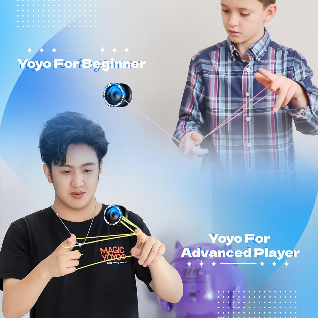 MAGICYOYO Professionelles JoJo V3 Responsive Yoyo für Kinder, Dual Purpose Yo Yo mit Unresponsive Jo