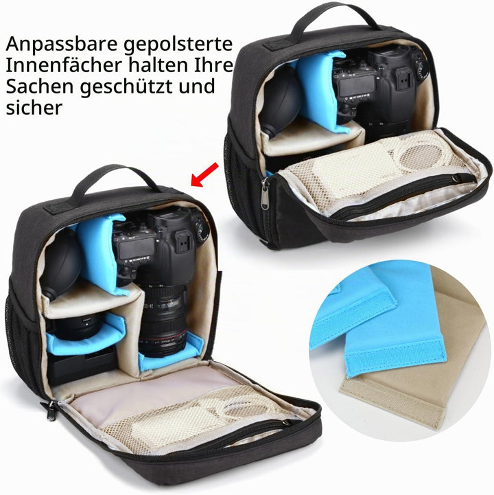 BAIGIO Gepolstert Kamera Einsatz Innentasche Stossfest Foto Insert Tasche DSLR SLR Fototasche Kamera