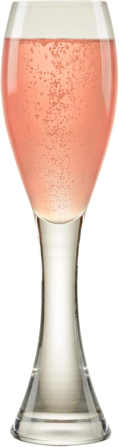 Anton Studio Designs - Manhattan Champagnerflöten - Schön geformt - 2er-Set - 250ml Fassungsvermögen