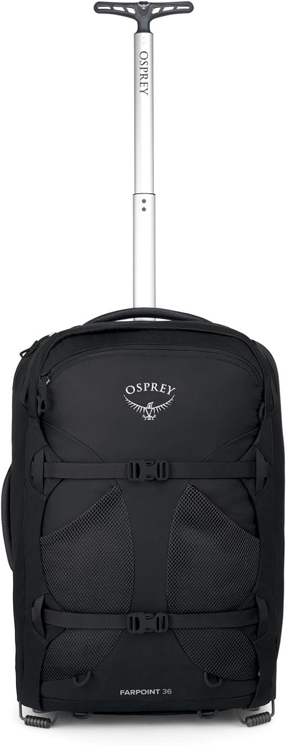 Osprey Herren Farpoint Herren Reiserucksack Rucksack (1er Pack) O/S - Fassungsvermögen 36L Schwarz,