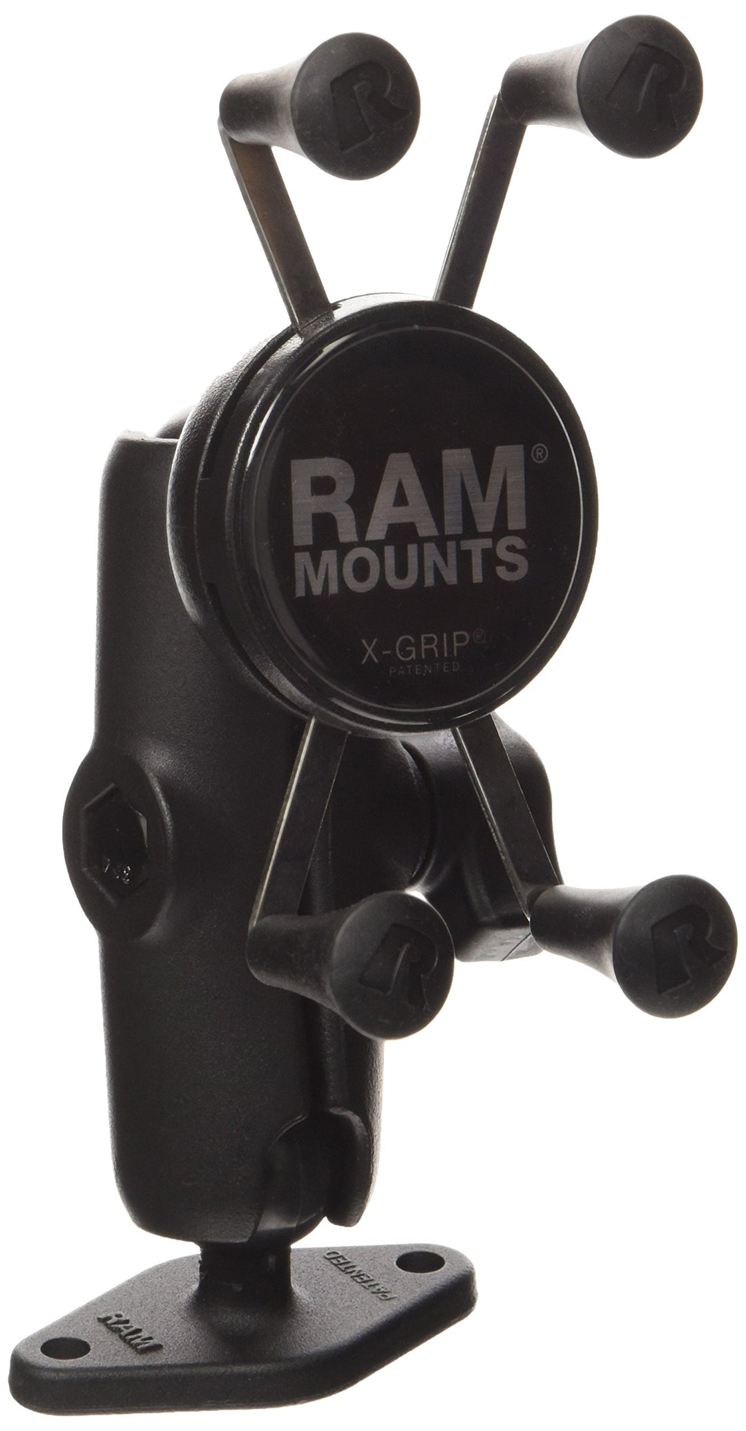 Ram Mount Kugelhalterung mit Diamantsockel und Universal-X-Grip Cell/iPhone-Halter, 1 Zoll Durchmess
