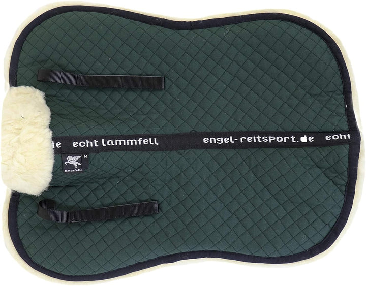 Engel Reitsport Lammfell Sattelkissen SAKIS1 mit Fellrand vorne grün-med. M, grün-med. M
