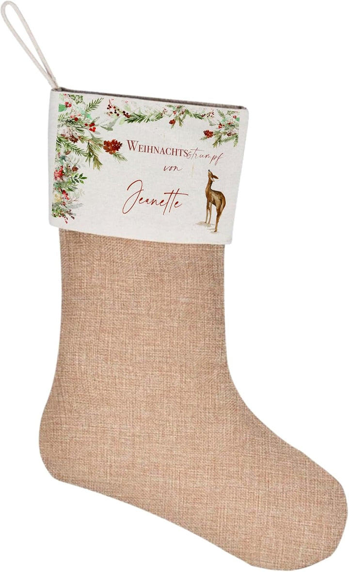Manufaktur Liebevoll I Nikolausstrumpf Nikolausstiefel personalisiert Kinder Erwachsene Weihnachtsst