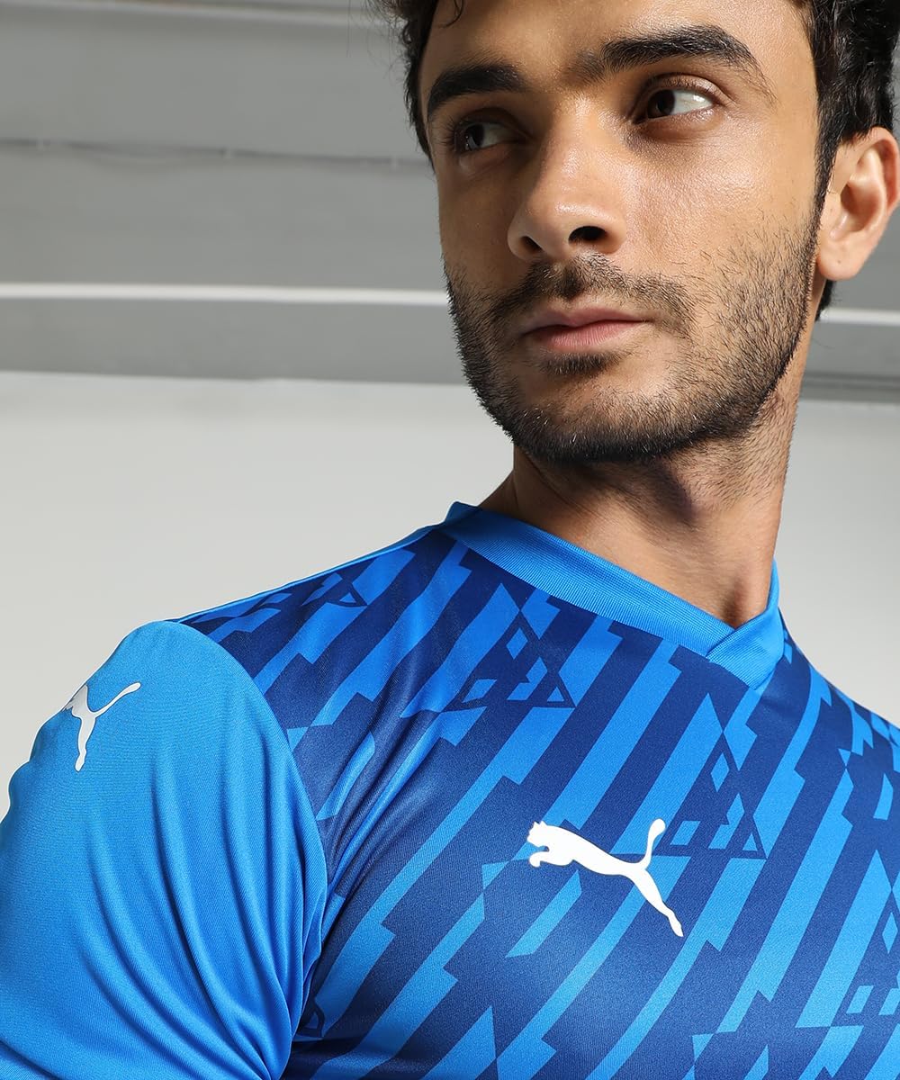 PUMA Herren Teamultimate Trikot T-Stück S Elektrische Blaue Limonade, S Elektrische Blaue Limonade