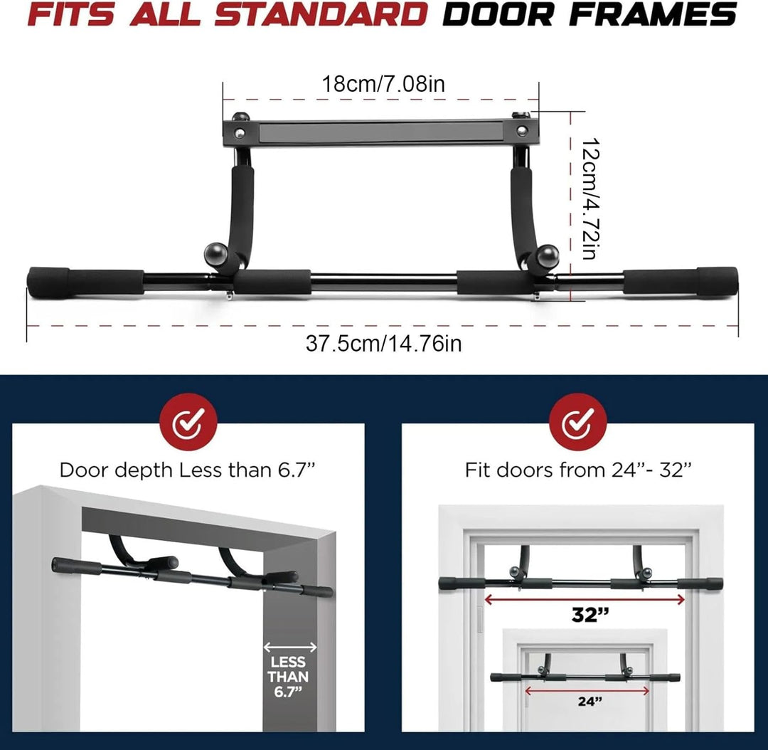 Pull Upbar für Tür, Chin Up B-ar Doorway, Türrahmen Pull Upbar, Indoor Chin-Upbar Fitness Trainer fü