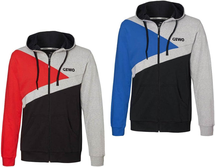GEWO Hoodie Lever 3XS Schwarz/Royal, 3XS Schwarz/Royal
