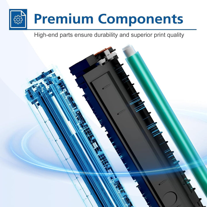 220A 220X Toner Mit Chip: für HP 220A Toner Set Kompatibel für Color Laserjet Pro MFP 4302dw 4302fdw