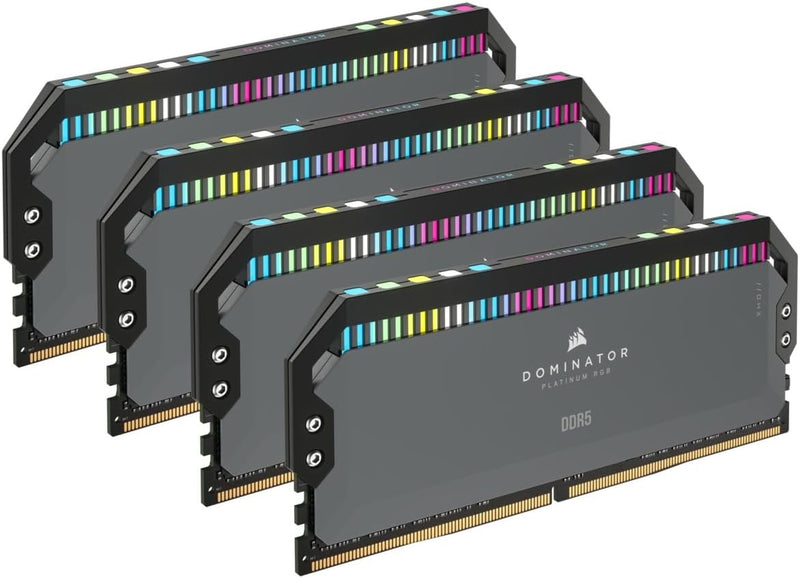 Corsair Dominator Platinum RGB DDR5 64GB (4x16GB) 5600MHz C36 AMD-Optimierter Desktop-Speicher (12 C