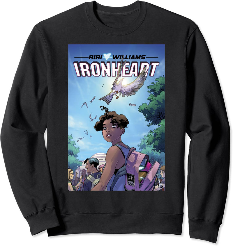 Marvel Ironheart Riri Williams Comic Cover Sweatshirt