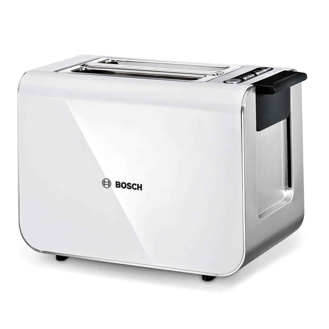 Bosch Toaster Styline TAT8611N, integrierter Brötchenaufsatz, Liftfunktion, Auftaufunktion, Abschalt