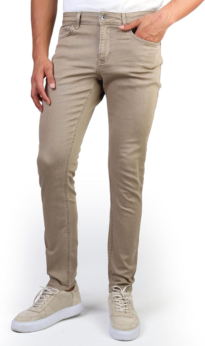 HALAT'S Herren Jeans Slim Fit - Baumwolle Jeanshose Stretch für Herren mit Schlanke Elastizität 30W
