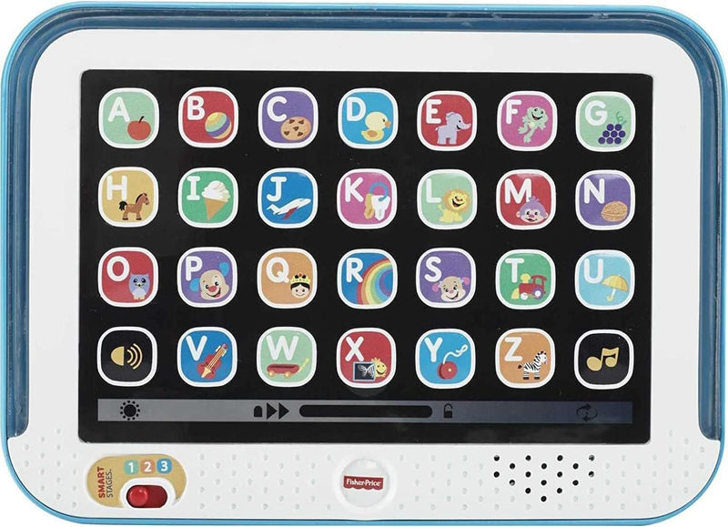 Fisher-Price Lernspass, Lernspielzeug für Kleinkinder, Smart Stages Tablet Computer-Attrappe mit Mus