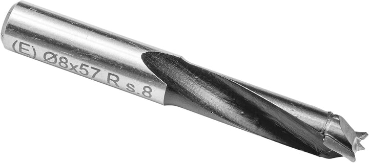 ENT 24002 Dübelbohrer HW, Schaft (S) 8 mm, Durchmesser (D) 8 mm, NL 30 mm, SL 27 mm, L 57 mm, spezie