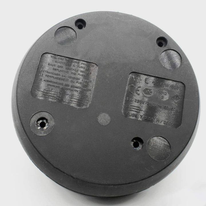 Universal Dimmer 60-300W Rund Fussdimmer HV 230V mit Schieberegler u. Druckschalter Mod.1012 incl. A