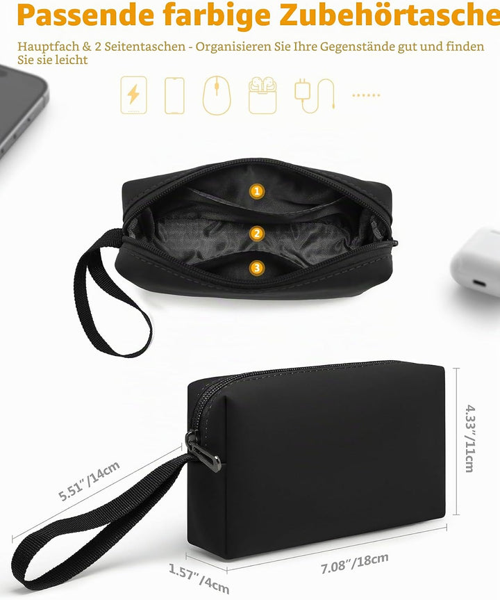 HYZUO 13 Zoll Laptop Hülle Tasche mit Einstellbarer Ständer für MacBook Air 13 M5 A3449 M4 M3 M2 M1