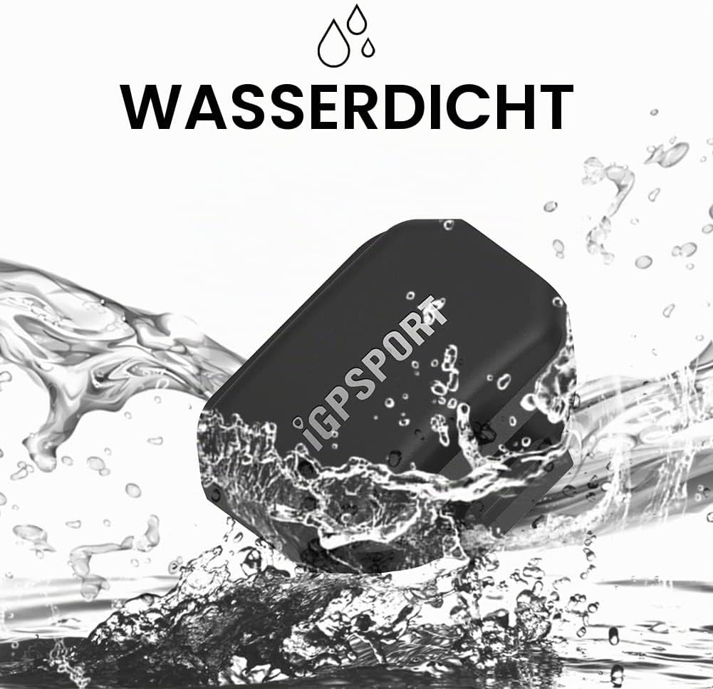 iGPSPORT Geschwindigkeitssensor ANT + und Bluetooth Wireless für Fahrradcomputer, iPhone Android