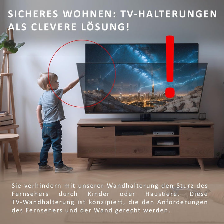 [ Test 2X SEHR GUT *] AXRED Olympus Max TV Mount Wandhalterung 17”-60” Zoll (43-152cm) 4K Fernseher