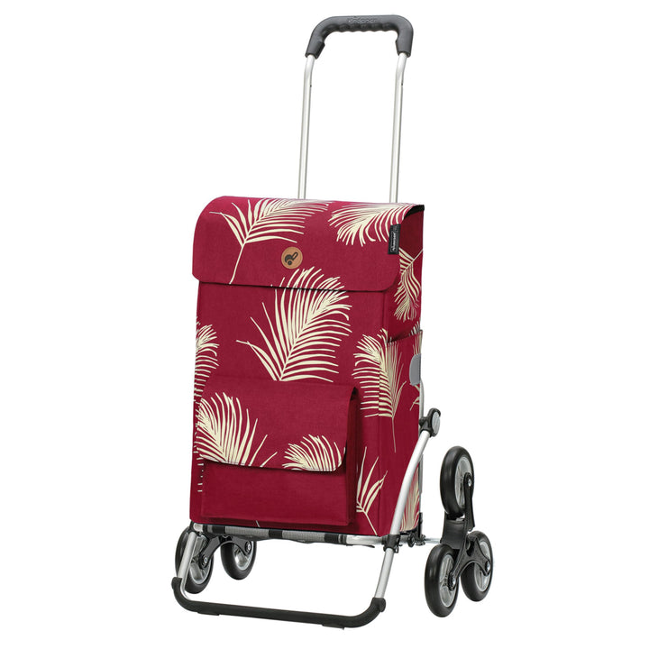 ANDERSEN Einkaufstrolley - Treppensteiger Royal Shopper Signe rot | ideal für Treppen, aus Alu, hohe