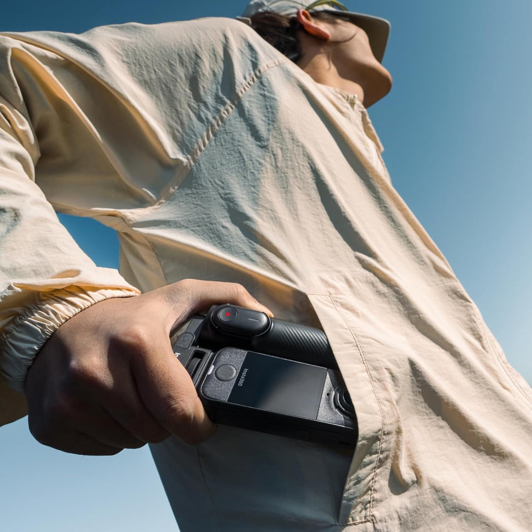 Insta360 X4 Air Starter-Bundle – 165 g leichte 8K 360°-Kamera, Unsichtbarer Selfie-Stick, Wechsel-Li