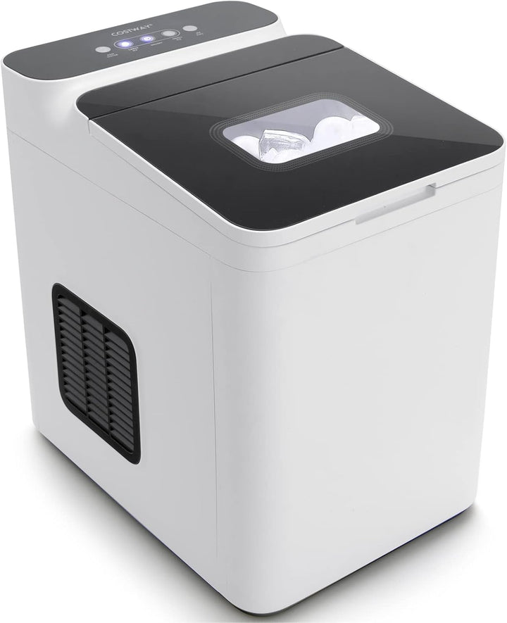 RELAX4LIFE Eiswürfelmaschine Tragbar, Eiswürfelbereiter 9 Eiswürfel in 6-13 min, 15 kg/24H, 1,5 L Wa