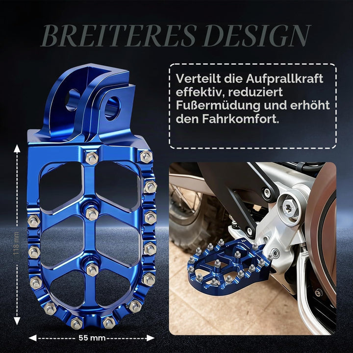 JFGRACING Motorrad CNC Fussrasten Fussrasten Ruhepedale Für 65-701 TE TC FE FC Enduro SUPER Moto 14-