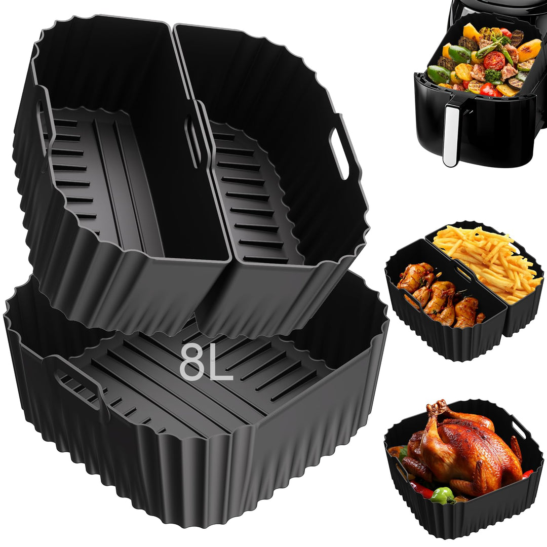 Silikonform Heissluftfritteuse für Russell Hobbs Air Fryer XXL 8,3L (27632-56), Airfryer Silikonform