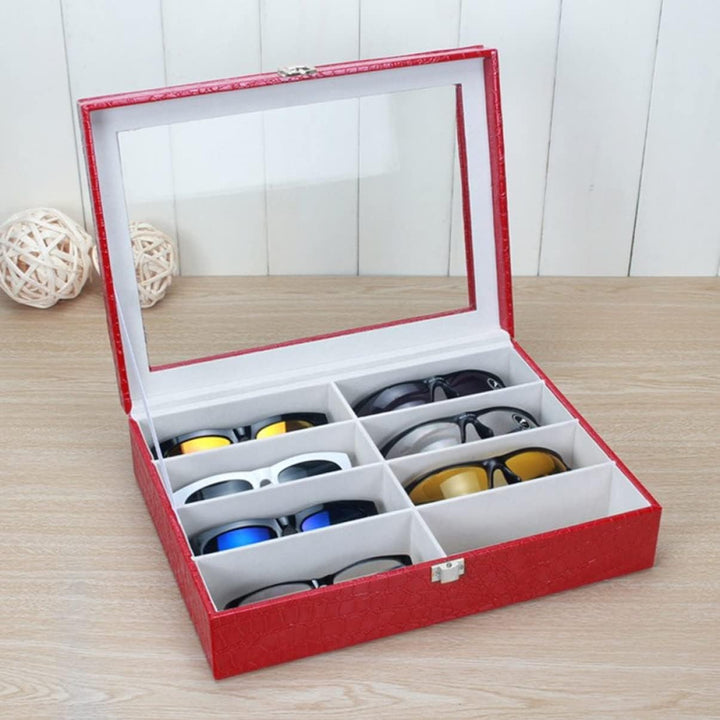 Cabilock Gläser 1Pc8 Sammlung Aufbewahrung Brillen Organizer Brillengeschäft Und Alligator netui G