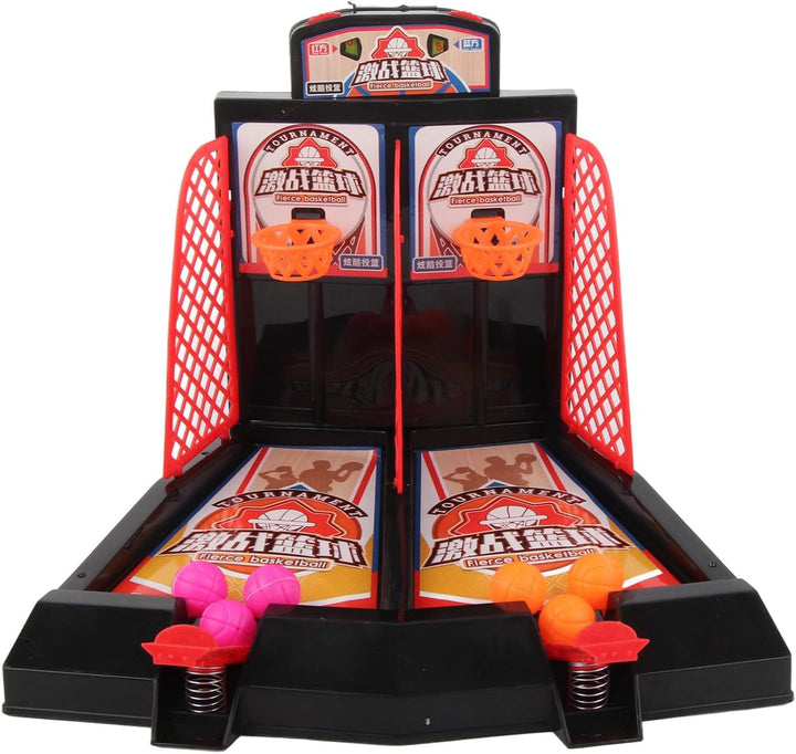 VGEBY Basketball Desktop Spielzeug, Kinder Basketball Tabletop Spiel Schiessen Katapult Spielzeug Se