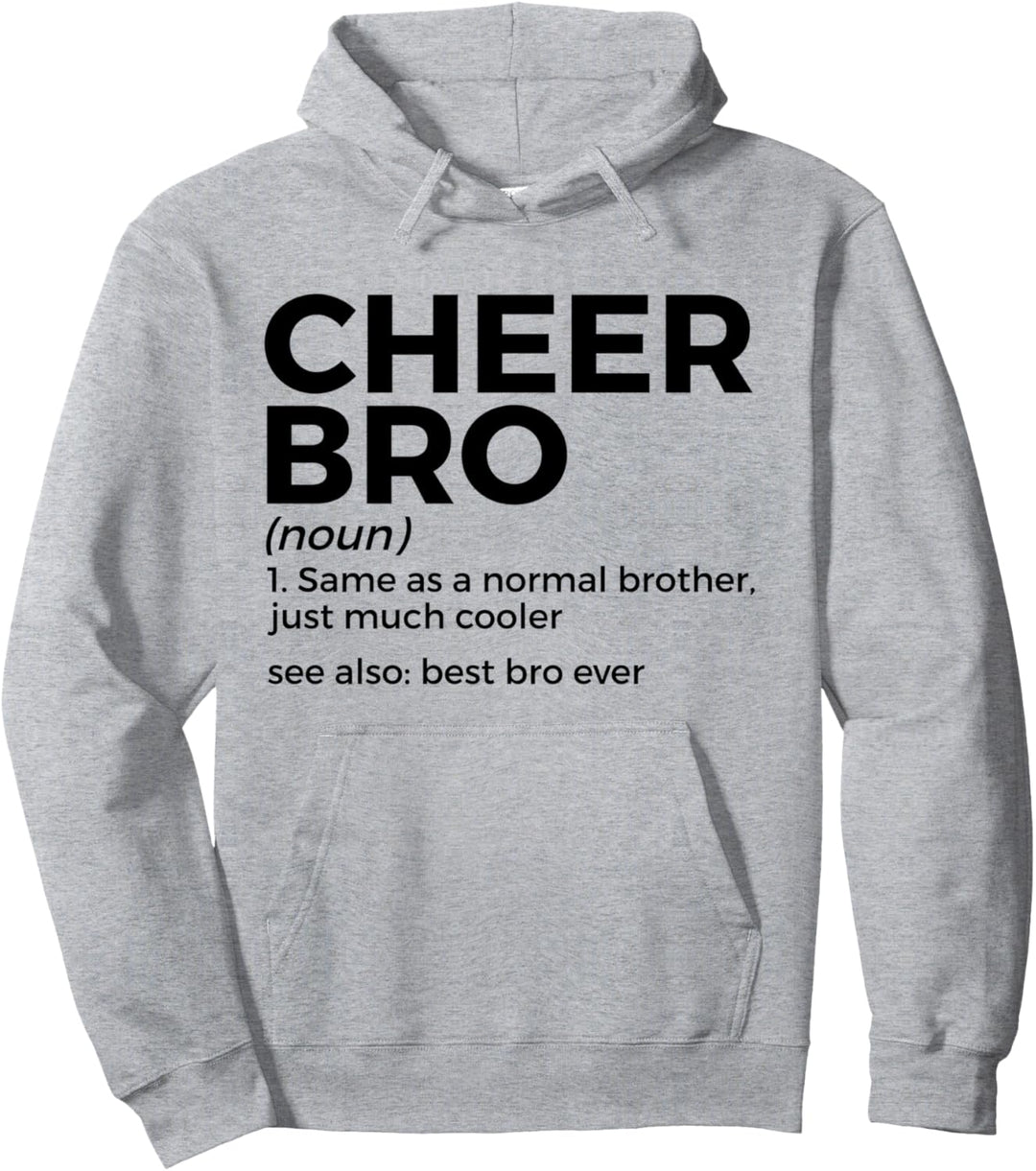 Lustiger Cheer Bro Definition Cheerleading Pullover Hoodie