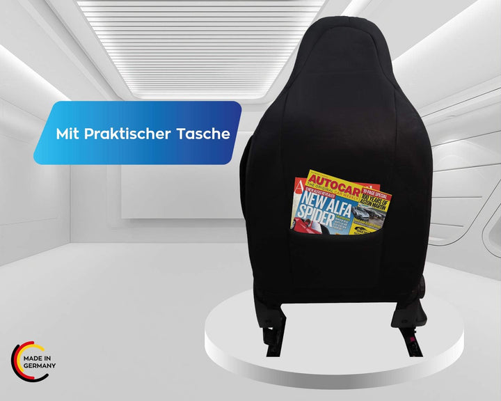 BREMER SITZBEZÜGE Mass Piloten Auto Schonbezüge kompatibel mit VW Up Fahrer & Beifahrer ab 2011 / Au