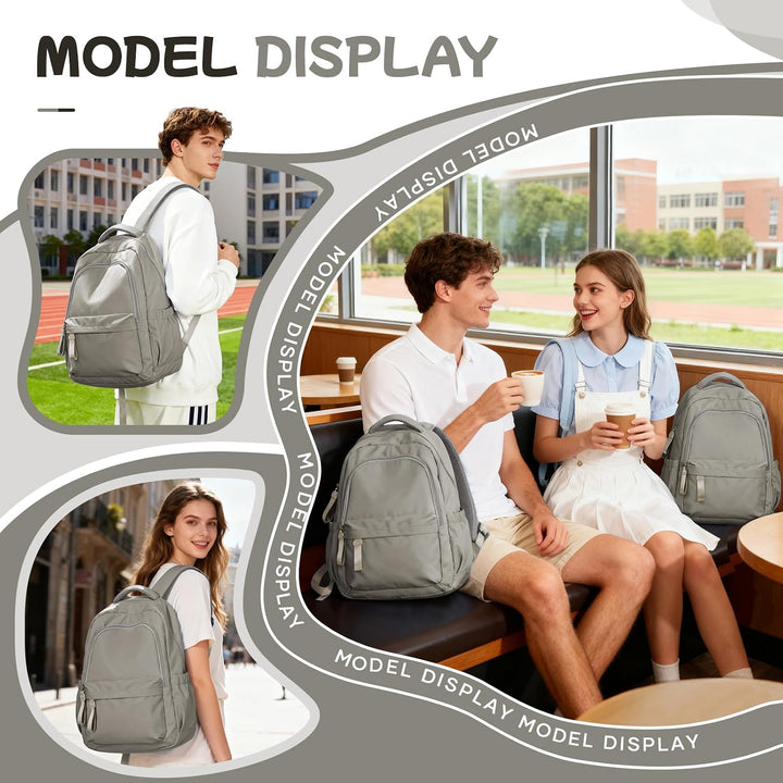 Schulrucksack Damen,Causal Schultasche Mädchen Teenager, Laptop Rucksack Damen Schulmädchen Casual T