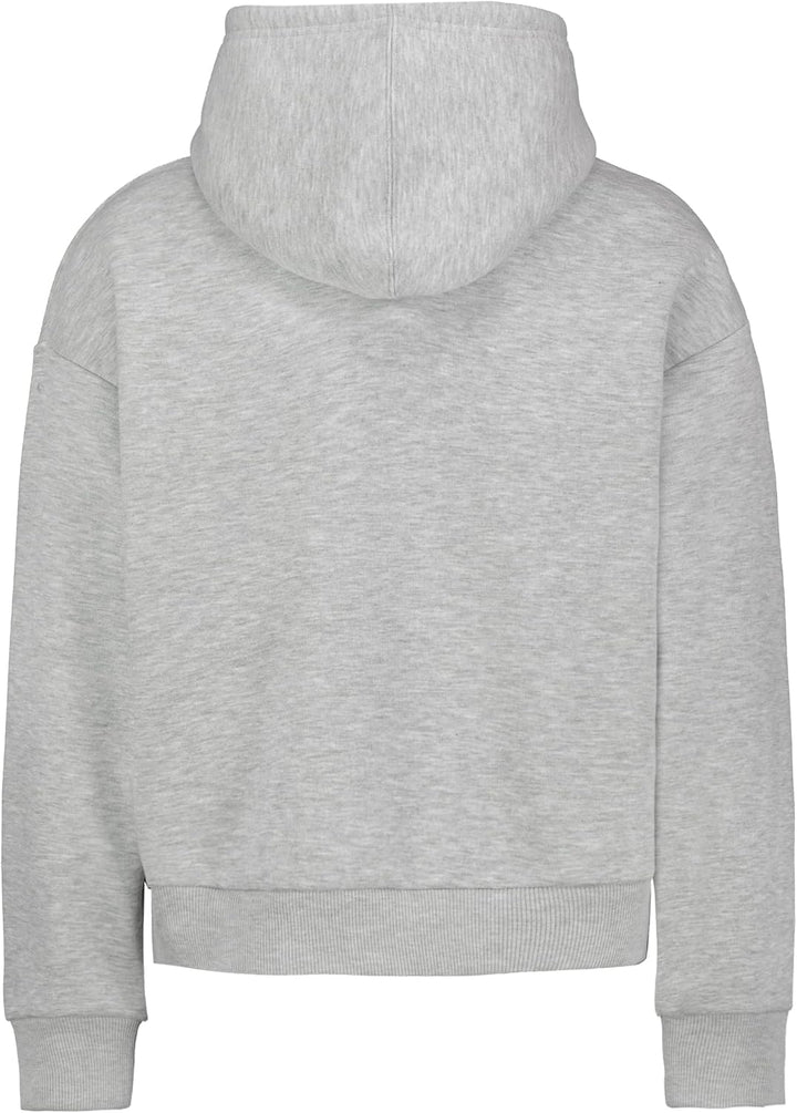 Sublevel Damen Basic Pullover Hoodie mit Mini-Print M Light-grey, M Light-grey